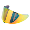 Visor de lentes de tapas para el parabrisas del casco del casco de la motocicleta