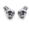 Retrofit Metal Skull Motorcycle empuñaduras