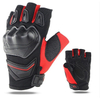 Guantes sin dedo de motocicleta