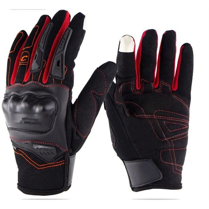 Guantes de motocicleta de dedo completo