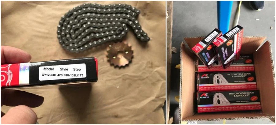 428HHH-132L 17T cadena de engranajes pequeños o slocket-1
